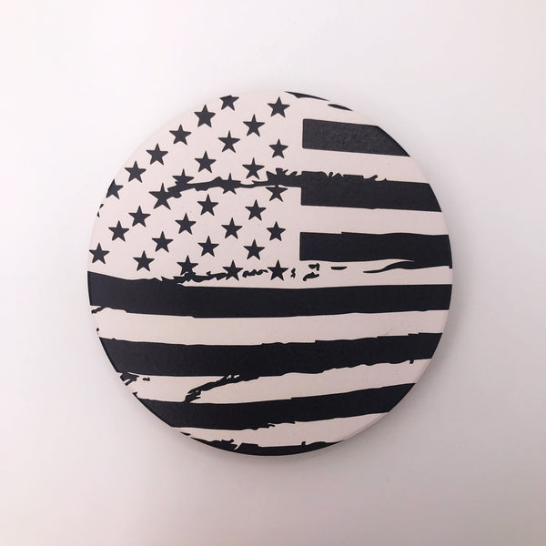 America b/w Coaster