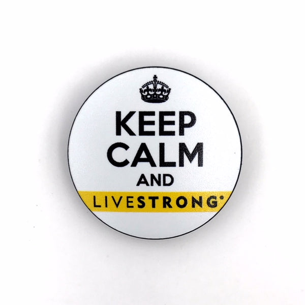 The Keep Calm and LIVESTRONG Stem Cover