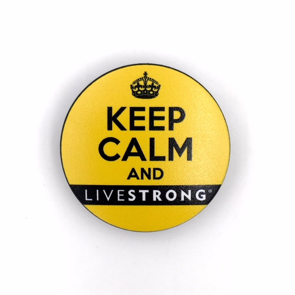 The Keep Calm and LIVESTRONG Stem Cover