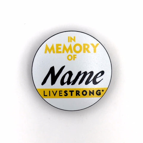 The Livestrong "MEMORY" Stem Cover Classic Custom