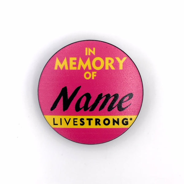 The Livestrong "MEMORY" Stem Cover Classic Custom