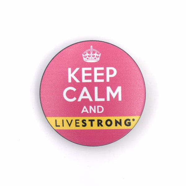 The Keep Calm and LIVESTRONG Stem Cover