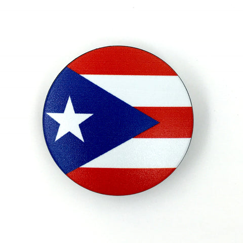 The Puerto Rico Stem Cover- a 2 piece, custom designed bicycle stem caps to replace your current headset cover or stem cap.