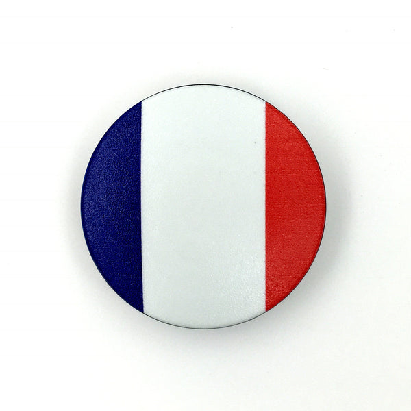 The France Stem Cover-  a 2 piece, custom designed bicycle stem caps to replace your current headset cover or stem cap.