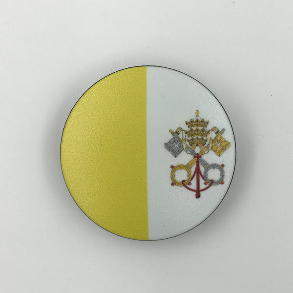 The Vatican Stem Cover- a 2 piece, custom designed bicycle stem caps to replace your current headset cover or stem cap.