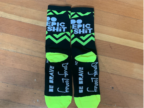 Moxy and Grit: Do Epic Shit Neon Socks