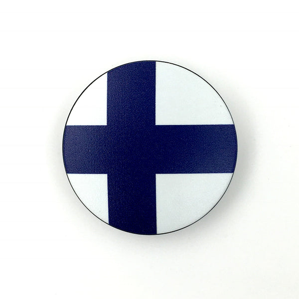 The Finland Stem Cover-  a 2 piece, custom designed bicycle stem caps to replace your current headset cover or stem cap.