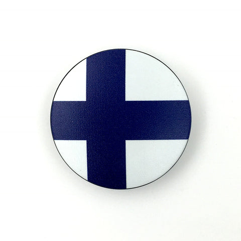 The Finland Stem Cover-  a 2 piece, custom designed bicycle stem caps to replace your current headset cover or stem cap.