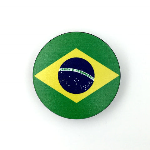 The Brazil Stem Cover- a 2 piece, custom designed bicycle stem caps to replace your current headset cover or stem cap.