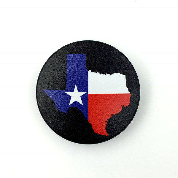 The Texas Map- a 2 piece, custom designed bicycle stem caps to replace your current headset cover or stem cap.