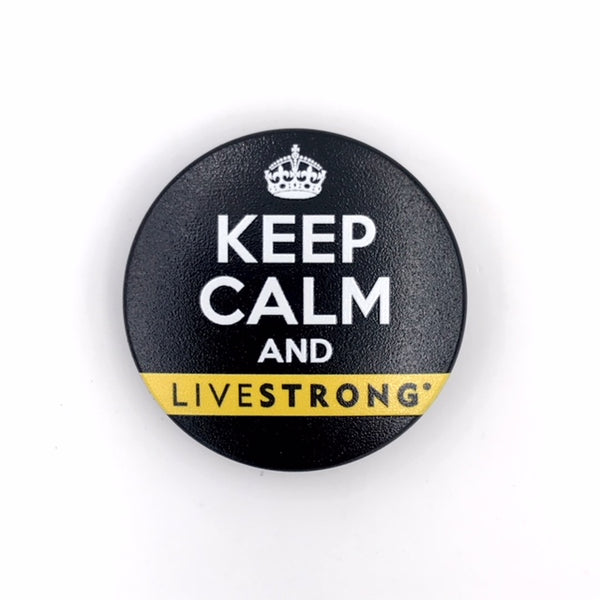 The Keep Calm and LIVESTRONG Stem Cover