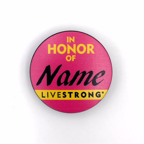 The Livestrong "HONOR" Stem Cover Classic Custom