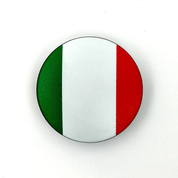 The Italy Stem Cover-  a 2 piece, custom designed bicycle stem caps to replace your current headset cover or stem cap.