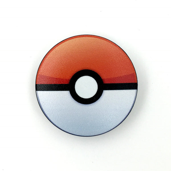 The Pokeball Stem Cover- a 2 piece, custom designed bicycle stem caps to replace your current headset cover or stem cap.
