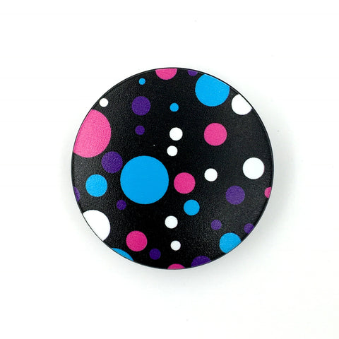 The Circles Stem Cover-  a 2 piece, custom designed bicycle stem caps to replace your current headset cover or stem cap.