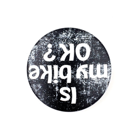 OUCHIES- a 2 piece, custom designed bicycle stem caps to replace your current headset cover or stem cap.