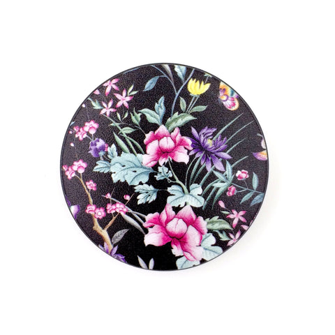 Floral- a 2 piece, custom designed bicycle stem caps to replace your current headset cover or stem cap.