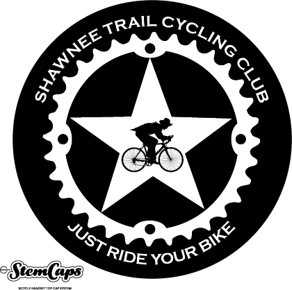 The Shawnee Trail Cycling Club Black Stem Cover