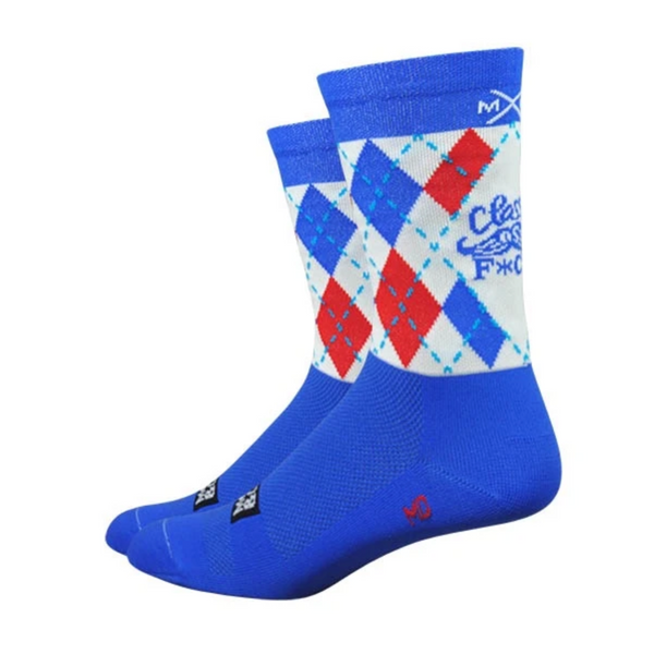 Moxy and Grit: Classy as F*ck Mustache Argyle Socks